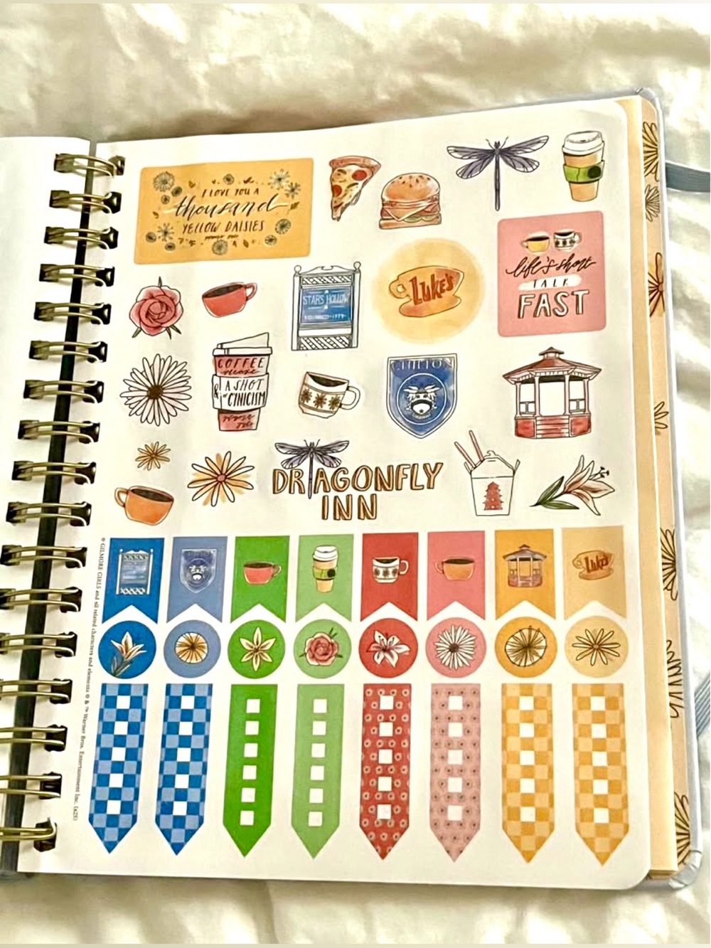 Gilmore Girls 2026 13 Month Planner with Stickers Brand New